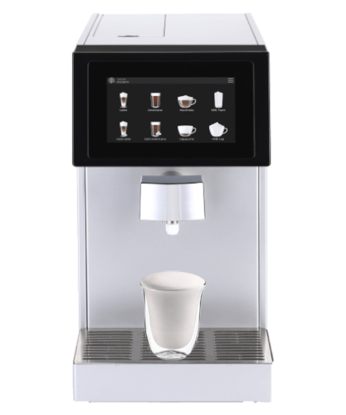 milk foam machine front view