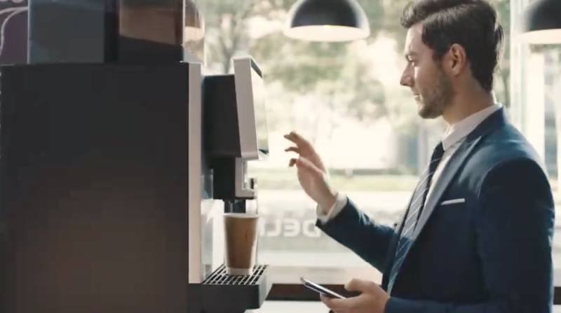 commercial coffee machine control